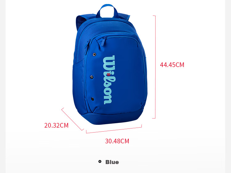 Wilson BEAR BACKPACK WR8027001001, Wilson Bear Print Tennis Backpack with Compartmentalized Pockets 3
