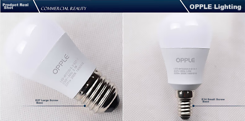 OPPLE LED Bulb E27 Screw Base [9W - Super White Light 6500K] 5-Pack High Power Bright High CRI Bulbs 1