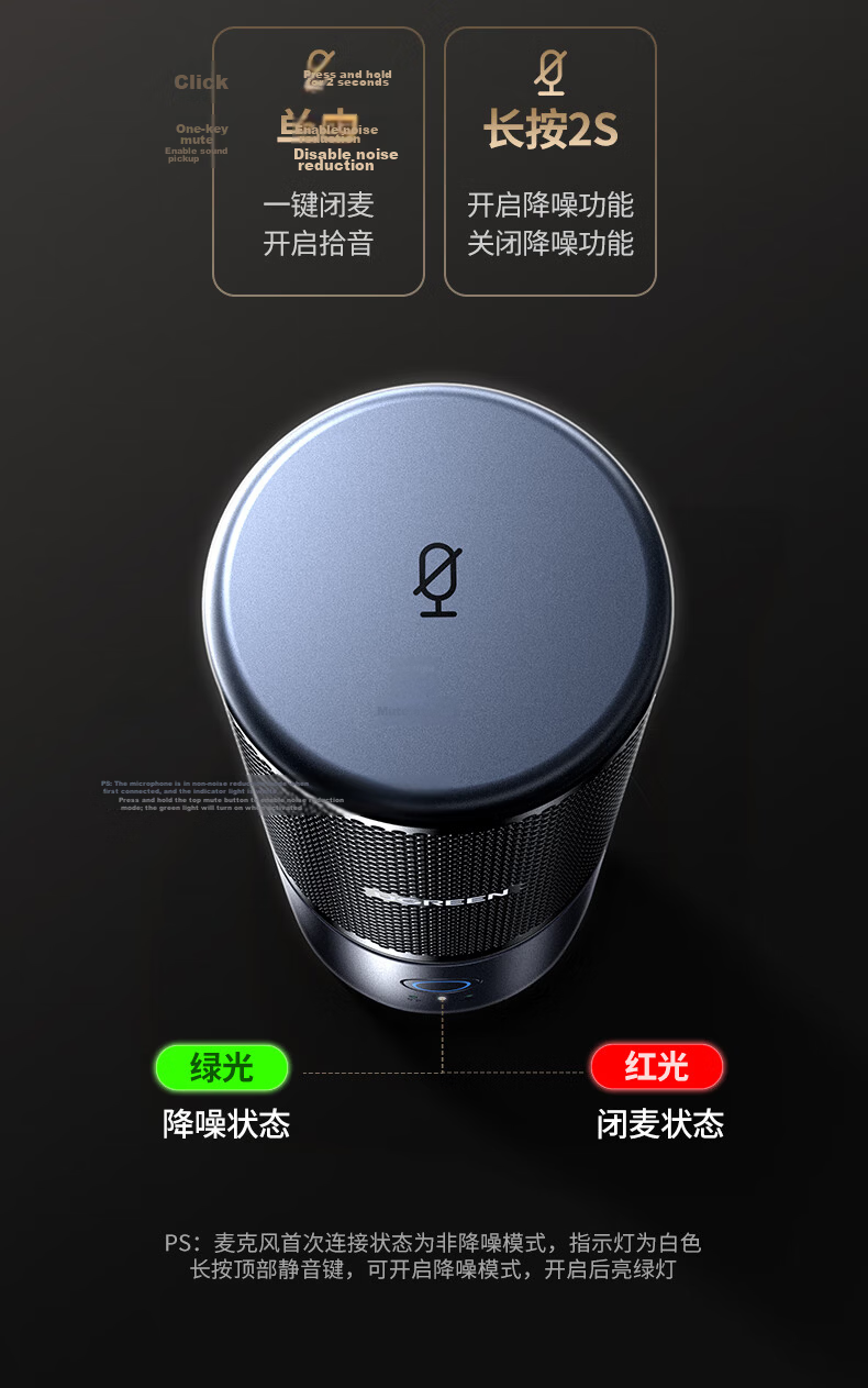 Ugreen USB Suspension Arm Computer Microphone Live Streaming Mic ANS Noise Reduction Desktop Laptop Condenser Mic RGB Lighting KTV Home Video Conference Gaming Built-in Sound Card 21
