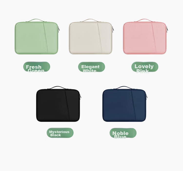 JPLAYER Tablet Storage Bag, 13-Inch Shockproof Protective Case, Handbag for IPad Pro 12.9/Huawei MatePad Pro 12.6/Lenovo Xiaoxin/Xiaomi Pro5, Black 15
