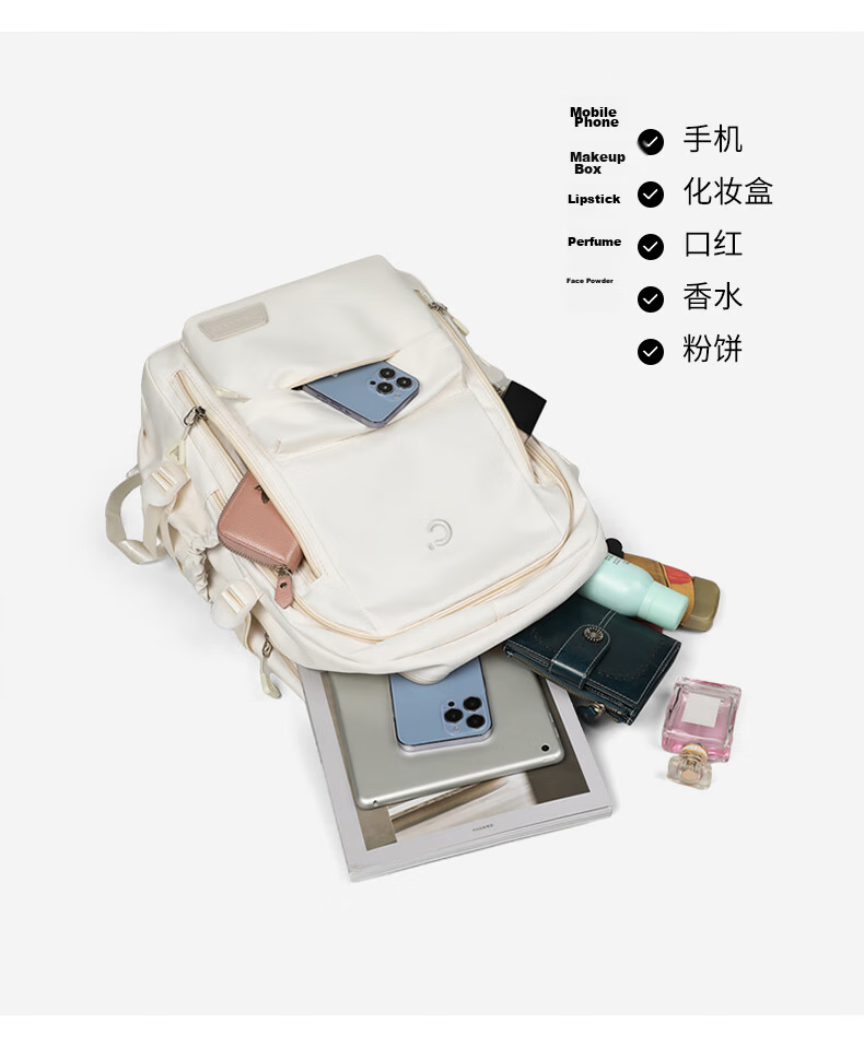 C.BANNER Student Backpack Women Ergonomic Lightweight Large Capacity Travel Laptop Bag Premium Brand 6