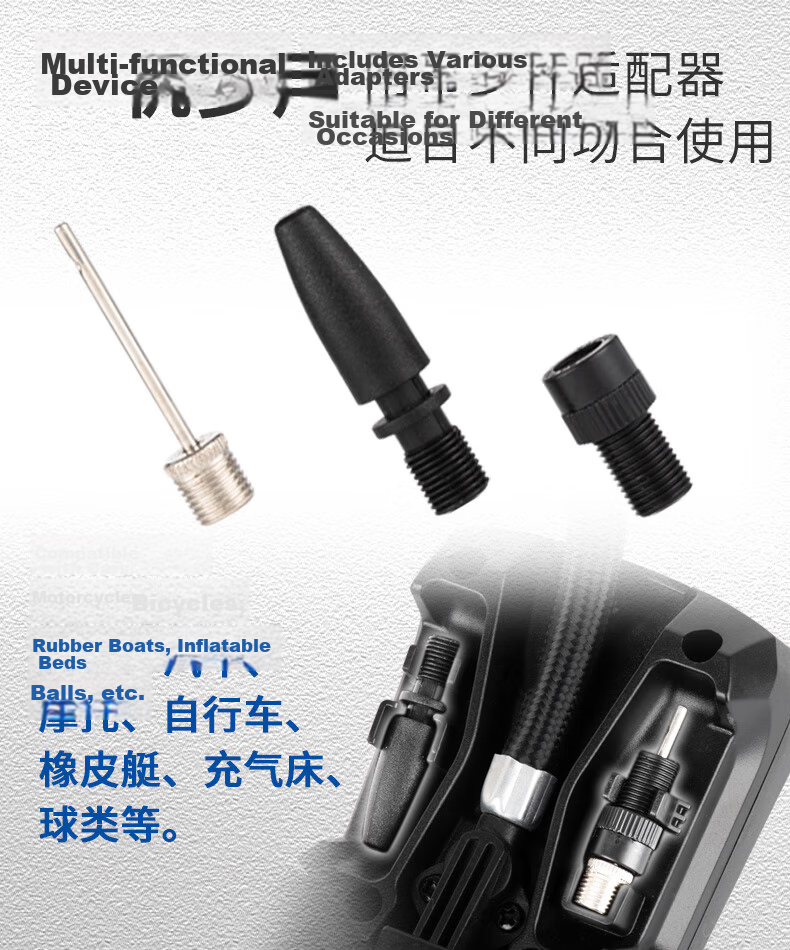MICHELIN Inflatable Pump for Cars, Motorcycles, Electric Bikes, Bicycles, Balls, Wireless Dual-Cylinder Air Pump 12209 Suitable for Li Auto I9 9