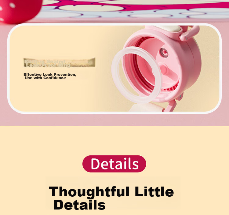 Disney Kids Insulated Water Bottle Elementary School Student Direct Drinking Cup Portable Straw Water Bottle for Girls Birthday Gift 8
