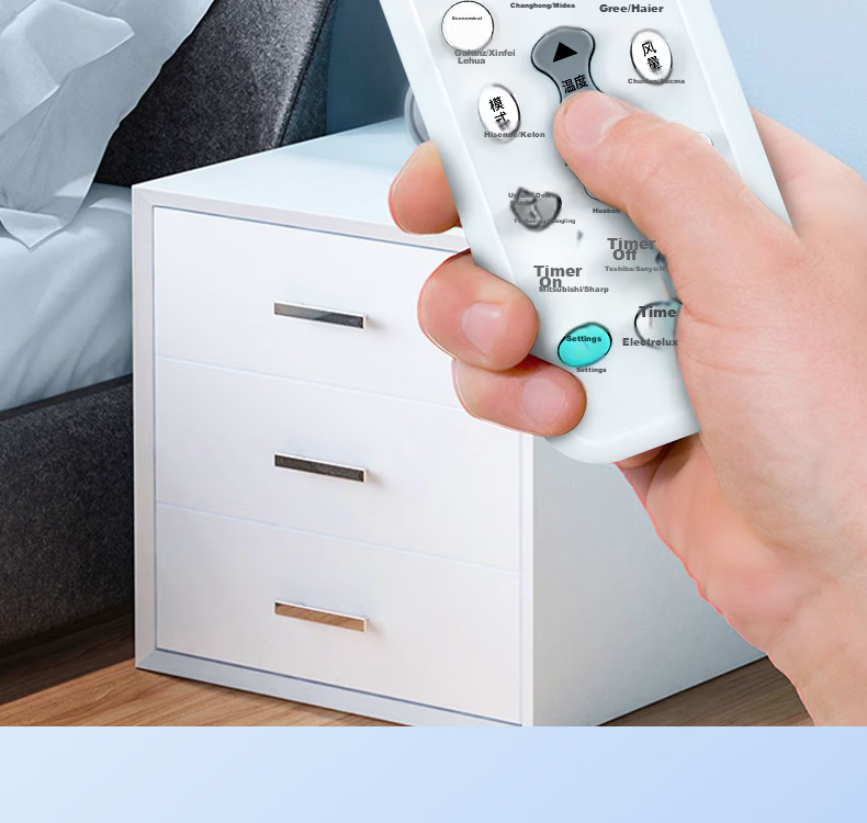 Dongpuli Compatible with Chigo Air Conditioner CHIGO Universal Remote Control for Wall-Mounted Units, JT-03 JG-01 JA-01 JG-03 No Setup Required 7