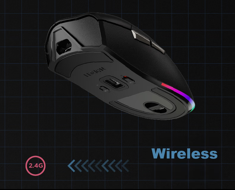 Lenovo Savior M6X Pro 8K Wireless Gaming Mouse, Lightweight E-Sports Mouse with 10,000Hz Polling Rate And 8000Hz Report Rate, Ultra-Low Latency, Phantom Black 6