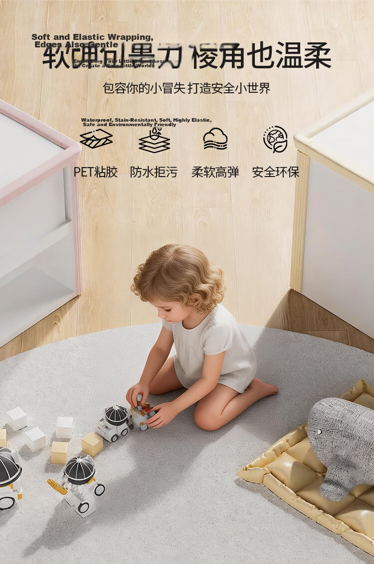 SAFTY DAD Baby Safety Bumper Strip Non-toxic No-trace Thickened Wide Edge Guard Corner Protector 1