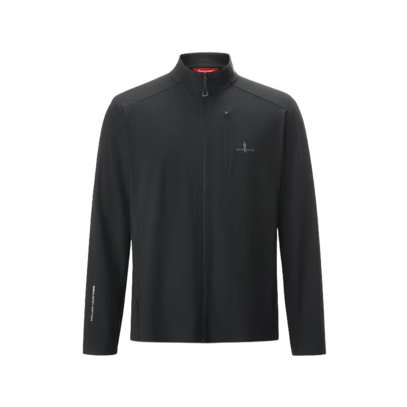Biyinlefen [Green Jacket Cooling Sun Protection] 2026 Spring New Men's Outdoor Sports Casual Commuter Stand Collar Knit Jacket