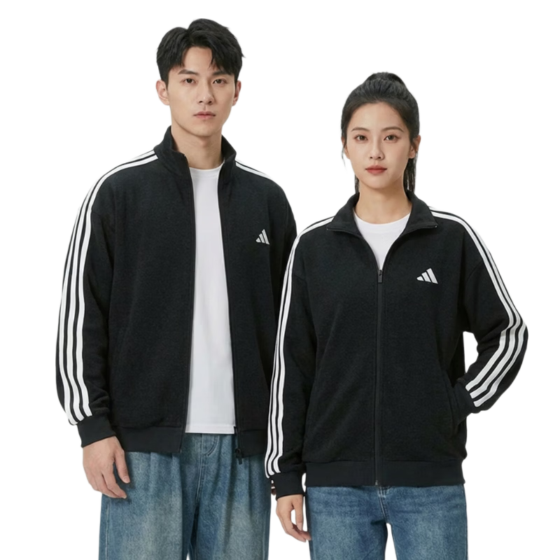 Adidas Sport Style Series Men's ST 3ST DENIM TT Knit Jacket KR2488 Black 2XL