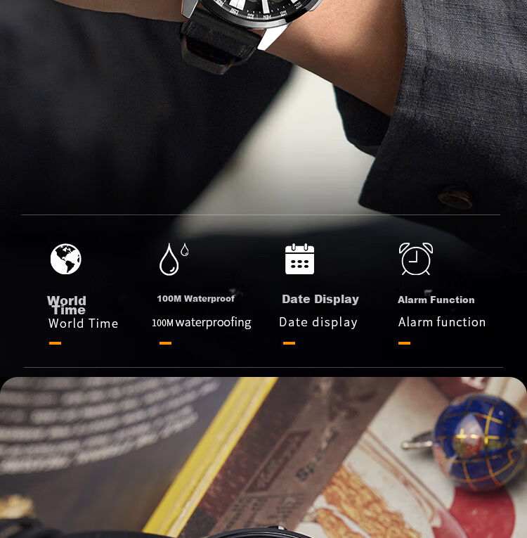 CASIO Men's Watch, EDIFICE Earth Heart Quartz Exam Japanese And Korean Style, Gift for Boyfriend, EFR-303DB 2