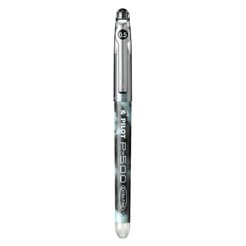 PILOT P500 Gold Label Black 0.5mm Gel Pen Signature Business Water Pen Student Exam High-Quality Stationery 1 Piece