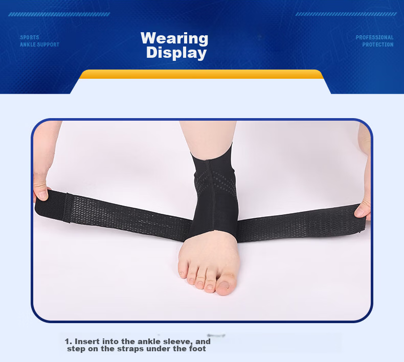 Li-Ning Children's Ankle Brace, Youth Sports Warm Ankle Protector, Foot Ankle Sleeve, Anti-Sprain Protection Gear, Soccer Ankle Strap 30