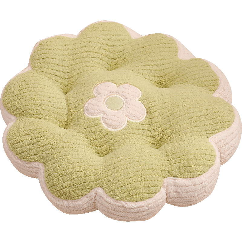 Jinhao Chair Cushion Seat Pad Home Stool Cushion Office Long Sitting Comfortable Chair Mat Green 40*40cm