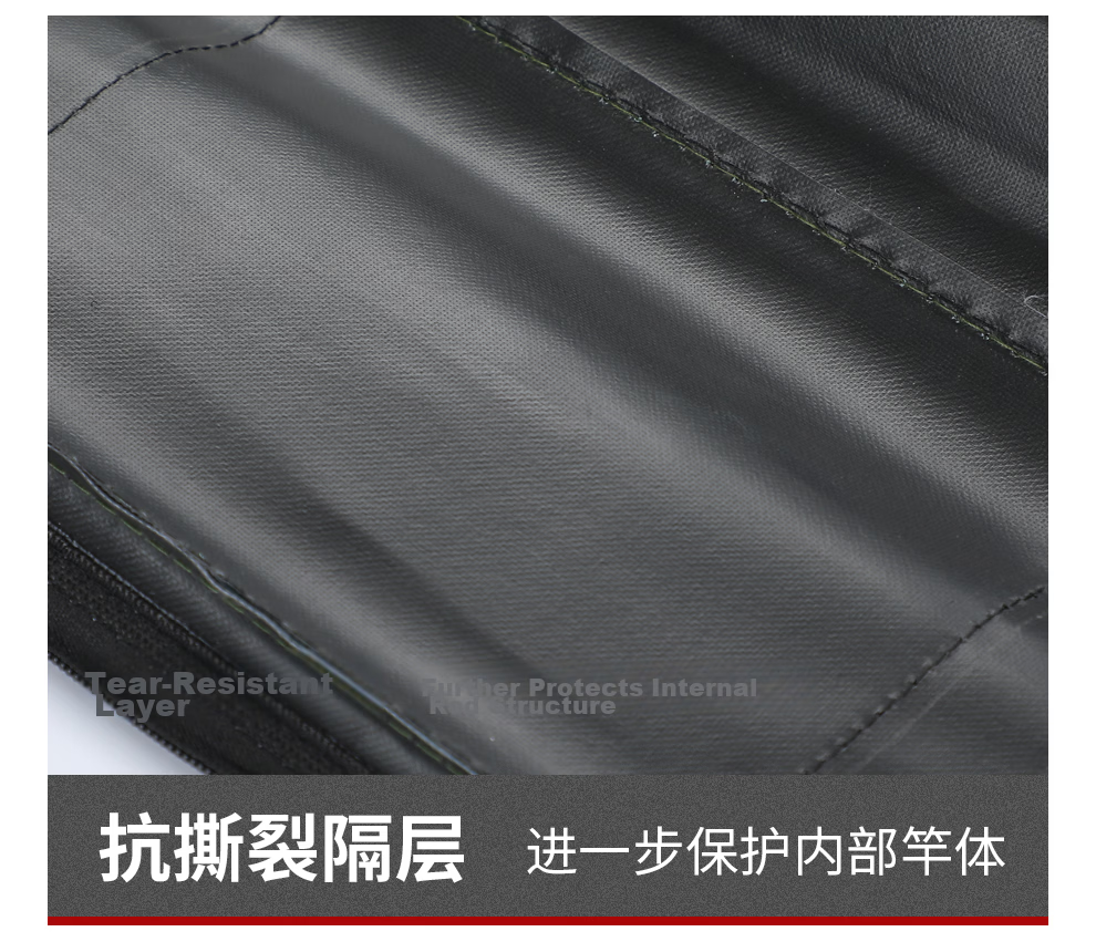 Shensha Fishing Tackle Bag, Rod Bag, Fishing Bag, 125cm Multifunctional Rod Bag, Thickened Large Capacity Waterproof Double-Layer Fishing Tackle Bag 16