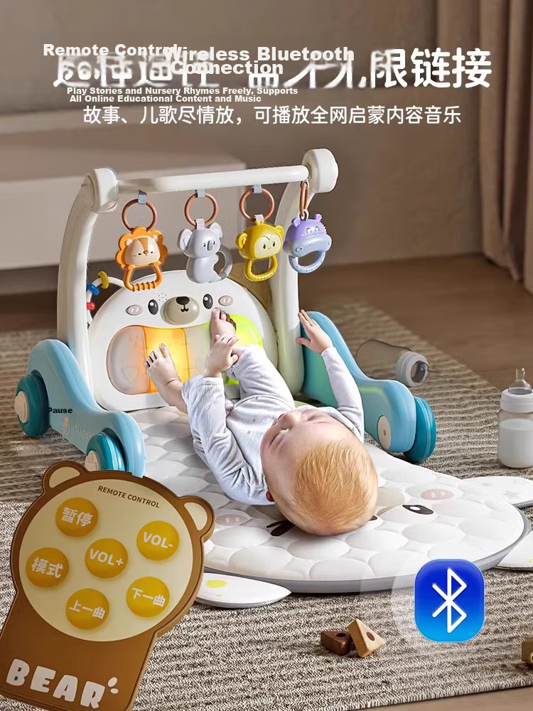 AoZhiJia Children's Toys, 1-3 Years Old Baby Walker, Push Cart, Game Table, First Birthday Gift Box, 1-Year Baby Birthday Present 5