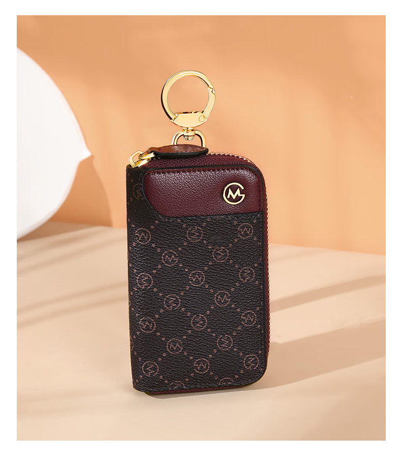 GOLF Women's Fashion Monogram Multifunctional Car Key Holder Multifunctional Coin Purse Gift Box Birthday Gift for Women 28