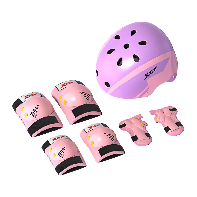 XTEP Helmet Protective Gear Roller Skating Protective Gear Bicycle Helmet Mountain Bike Safety Helmet [Essential for Primary and Secondary School Roller Skating Classes]