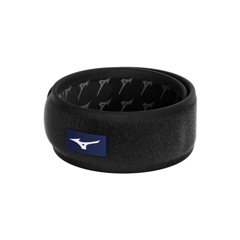 MIZUNO Patella Strap Knee Brace Patellar Tendon Support Compression Band Running Sports Protection 0027-00F Black Single Piece