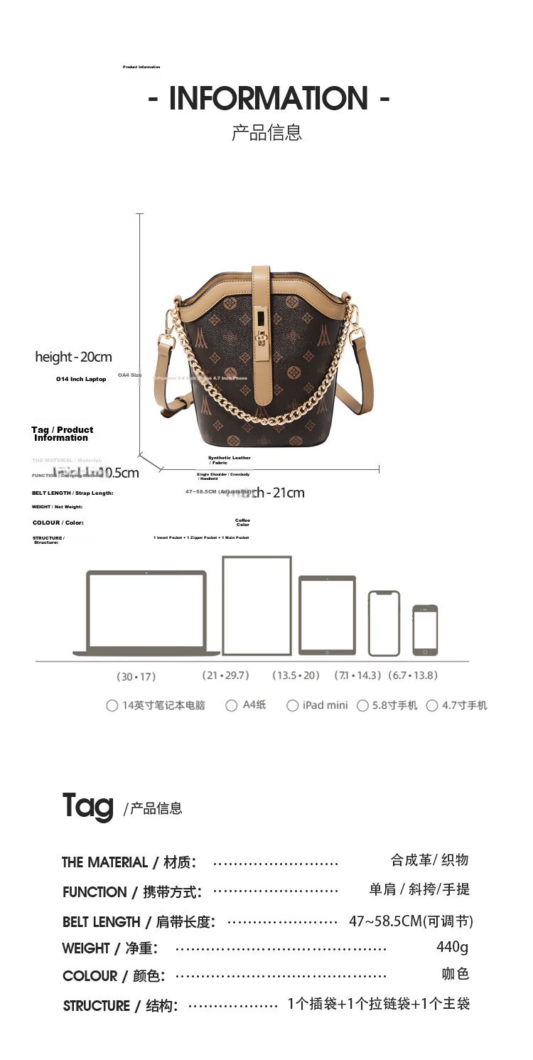 Lao Ren Tou Women's Large Capacity Shoulder Crossbody Bag Small Phone Purse Luxury Gift for Girlfriend Birthday 4