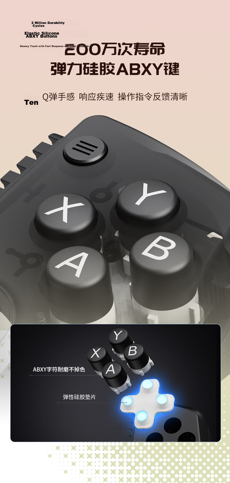 GAMESIR X5 Lite Stretch Game Controller for Mobile Phone, Type-C Portable Gaming Controller for IPad And IPhone 15, Apple Android Mobile Game Accessory, Delta Action Zero 9