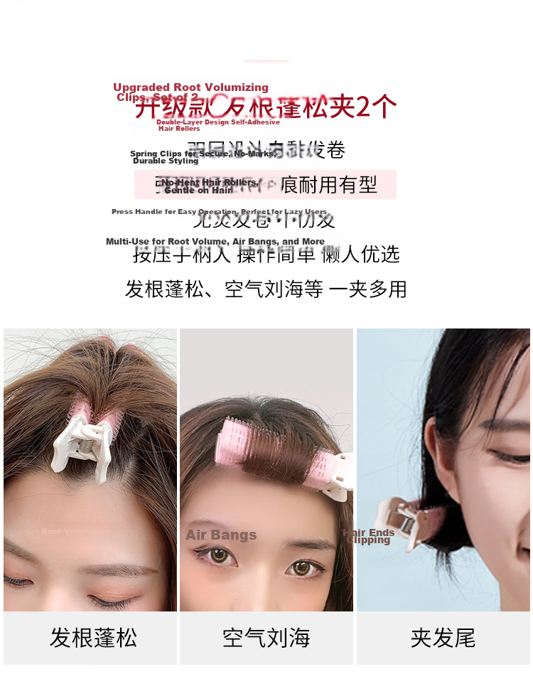Meifuyu Invisible Hair Clips, Alligator Clips, Black *6, Bangs Duck-Bill Clips, Bun Maker, Face Washing And Hair Styling Clips, Sectioning Clips MF8796 3