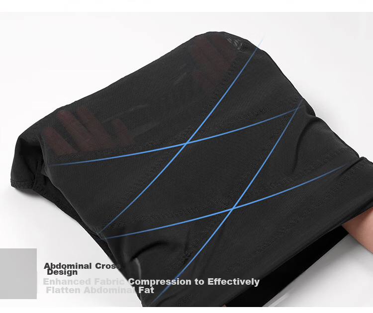 LangSha Men's Slimming Vest Waist Shaping Body Shaper Breathable Mesh Compression Chest Binder Fitness Tummy Control 25