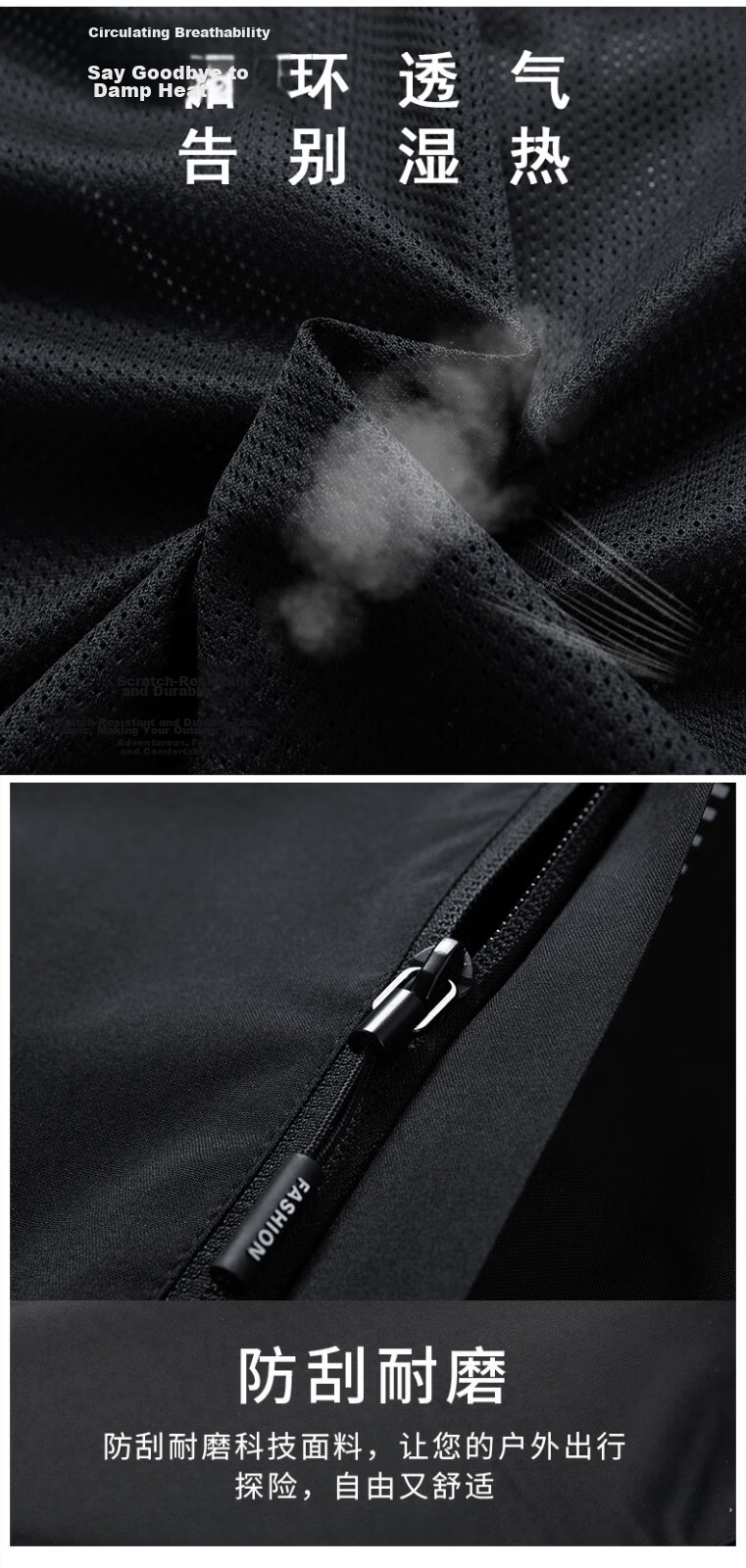 JEEP SPIRIT Men's Spring Autumn Jacket Hooded Sports Outdoor Mountaineering Coat Dark Blue 2XL 6