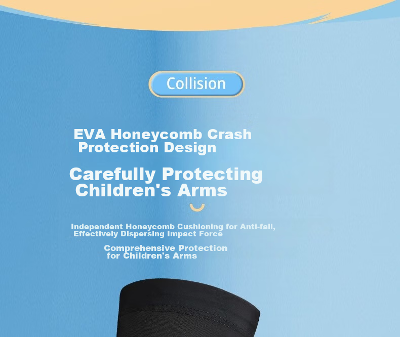 LI-NING Children's Elbow Guard Summer Lightweight Sports Protective Gear for Cycling Basketball Badminton Skating Running Honeycomb Design 6