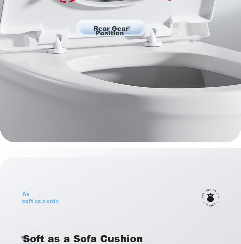 YEEHOO Children's Toilet Seat Cushion Boys Girls Large Potty Seat Cover Cushion Kids Urinal 12