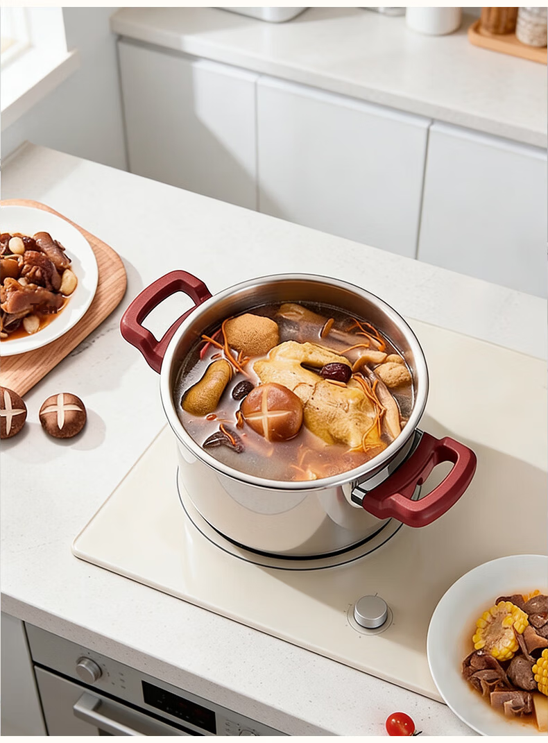 TIANXI Explosion-Proof Pressure Cooker 6L 304 Stainless Steel Pressure Cooker for 3-4 People Compatible with Induction Cookers [JD Exclusive] 21