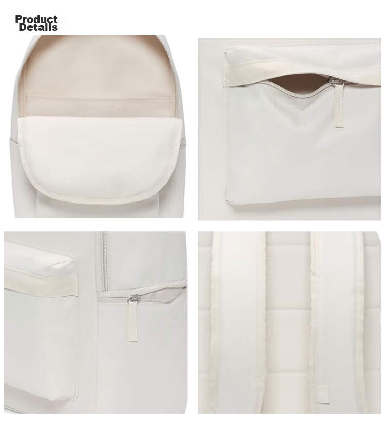 NIKE Unisex Backpack HERITAGE Casual Bag DC4244-104 White One Size 4