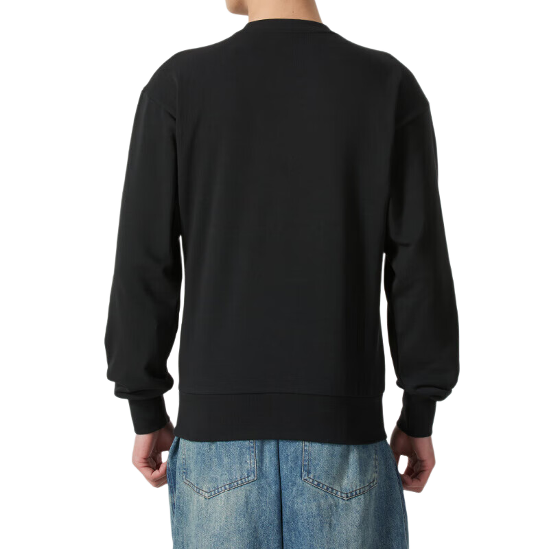 Adidas Spring Fashion Sportswear, Comfortable Breathable Casual Top, Round Neck Pullover, JE3837, Size M