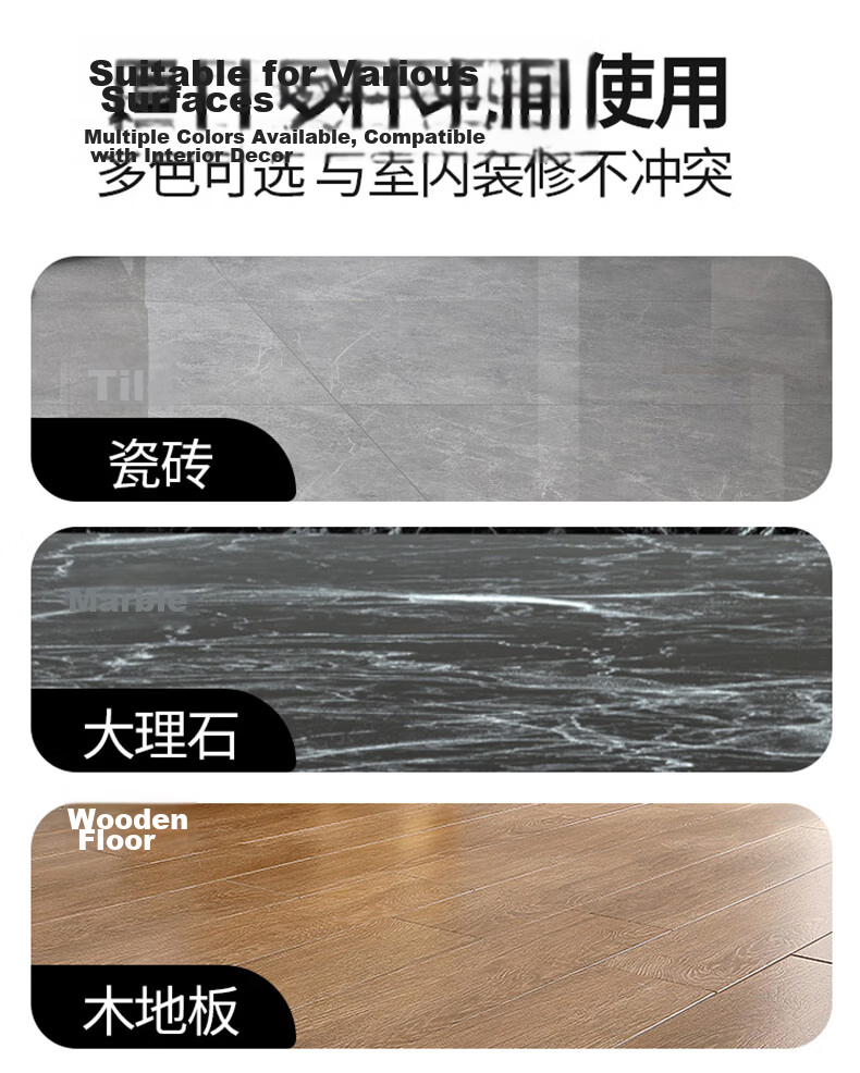 Kerrier Robot Vacuum Cleaner Climbing Mat Accessories for Ecovacs Xiaomi Roborock Dreame Yunmi Threshold Ramp Door Sill Strip 68cm 6