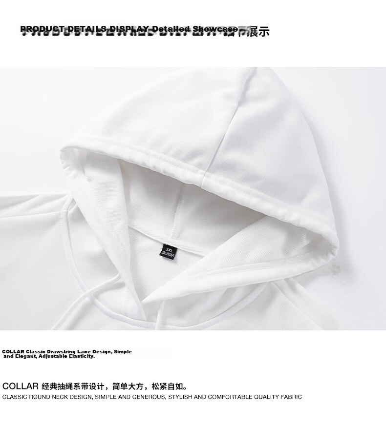 NASA GISS Men's Hoodie Loose Fit Solid Color Sports Sweatshirt Youth Long Sleeve Jacket Black M 42