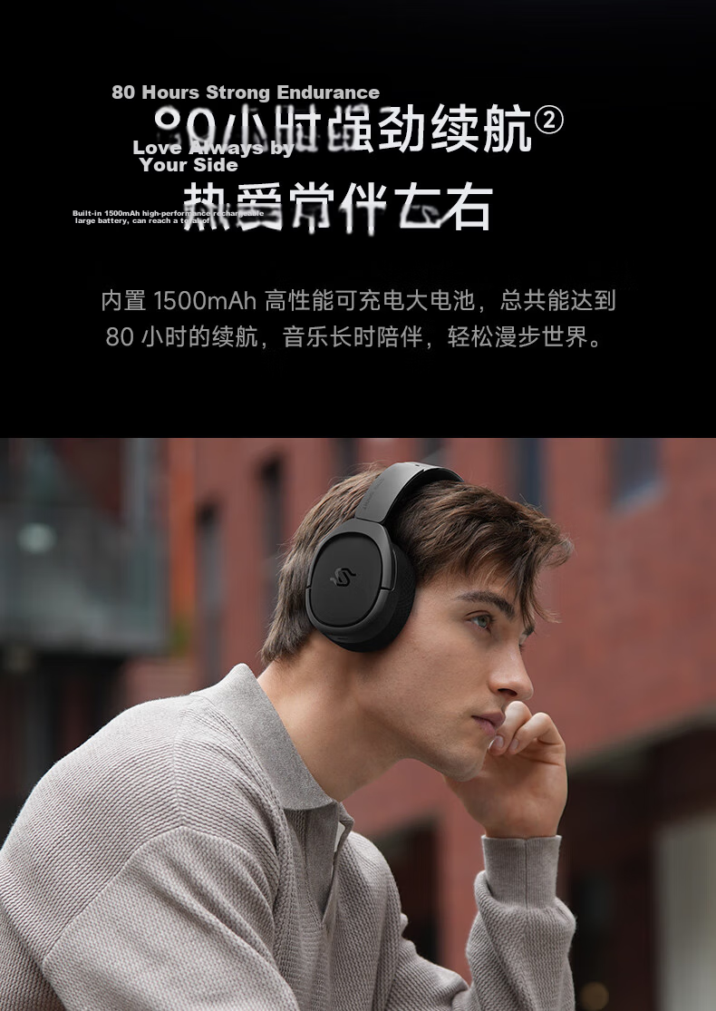 EDIFIER STAX SPIRIT S5 Over-Ear Planar Bluetooth Headphones HIFI Headphones Compatible with Apple Huawei Xiaomi Black 14