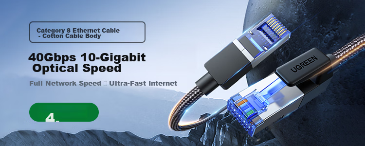 UGREEN RJ45 Network Cable Extension, Cat6 Ethernet Cable Connector Extender, Gigabit Network Broadband Male to Female Interface Twisted Pair Copper Cable, Pure Copper 0.5 Meter 11278 1