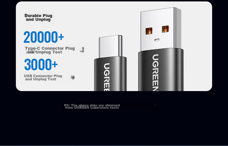 UGREEN Type-C Data Cable 6A Compatible with Huawei Honor Super Fast Charging 100W/66W Charging Cable for Pura80/70/Mate70/60Pro+ Xiaomi Android Phones Car Charger 3 Meters 17