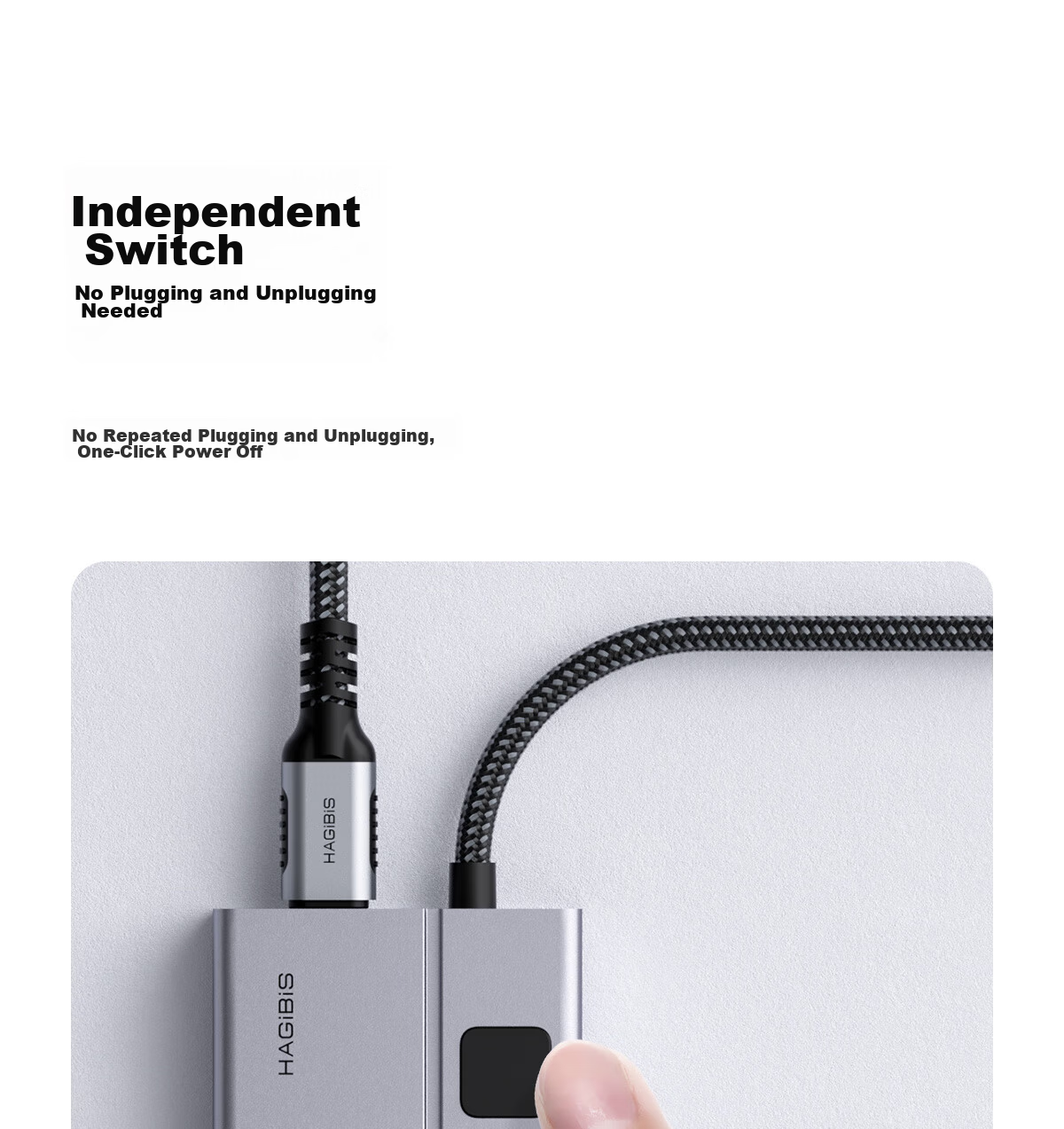 Hagibis Digital Display Expansion Dock with Screen, USB-C Converter, Ethernet Adapter, Type-C to HDMI Converter, Compatible with Apple Computers Mac, Thunderbolt 4 Adapter 11