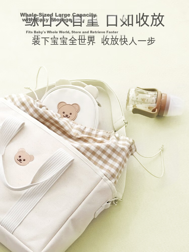 9I9 Mami Bag, Baby Folding Bed Backpack, Nursing Bag, Reclining Multifunctional Outing Bag, A330 Elegant Gray 3