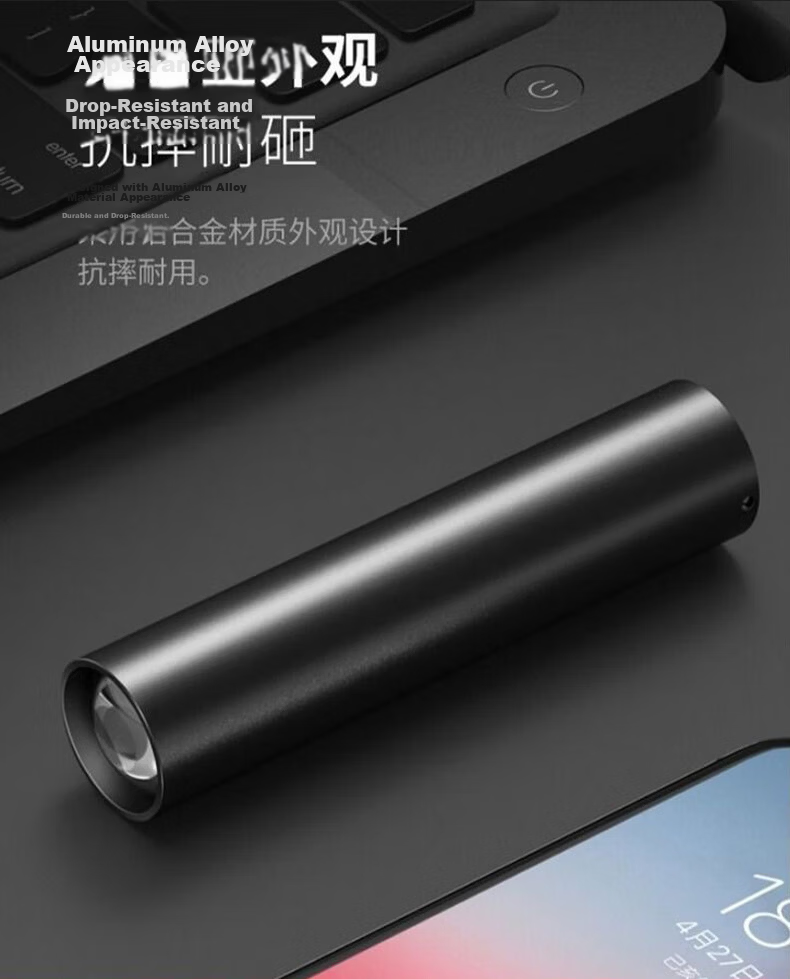 SHENYU High Brightness Mini Portable Multifunctional USB Rechargeable Flashlight for Home Outdoor Student Emergency Use 7