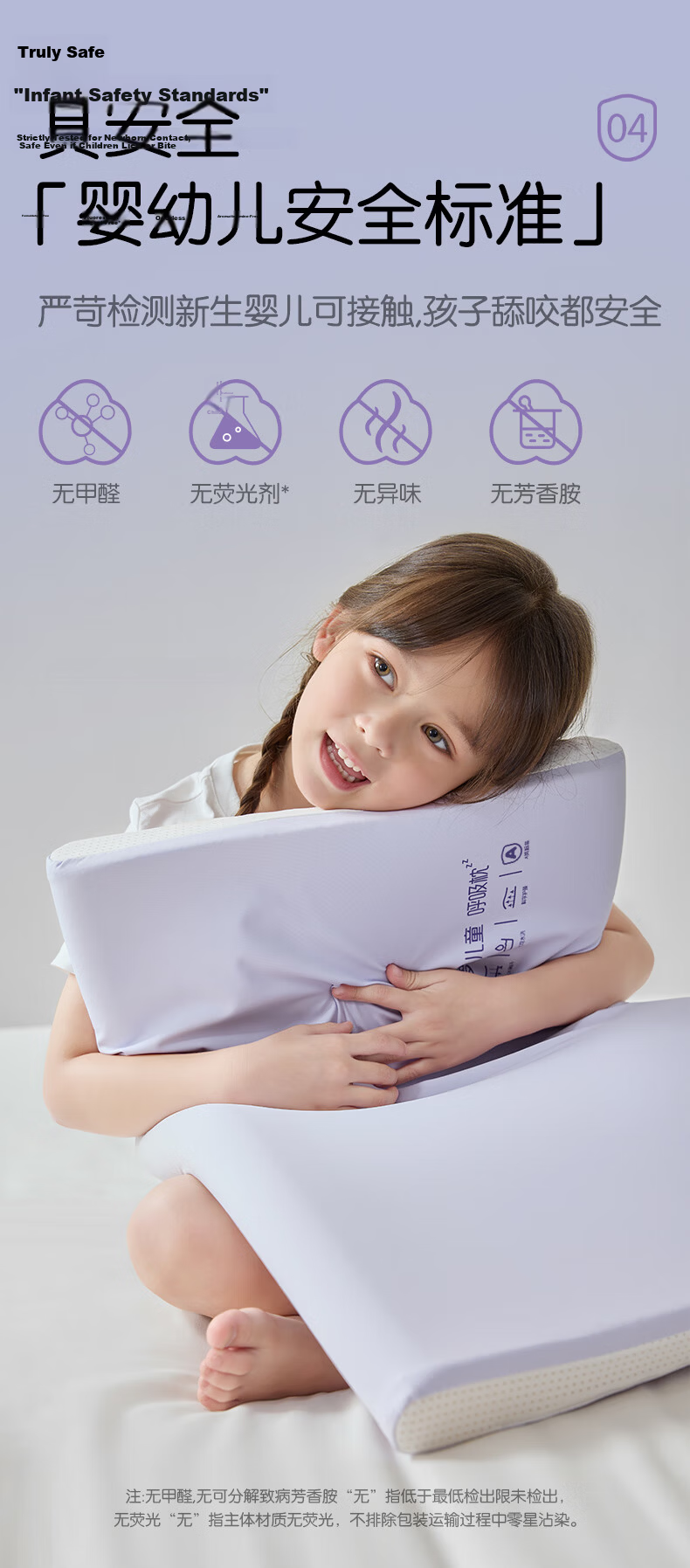 Luolaikids Pillowcase [Same As in Shopping Mall], Baby Class A All-Cotton Knitted Breathable Pillow Cover 3cm, Blue 15