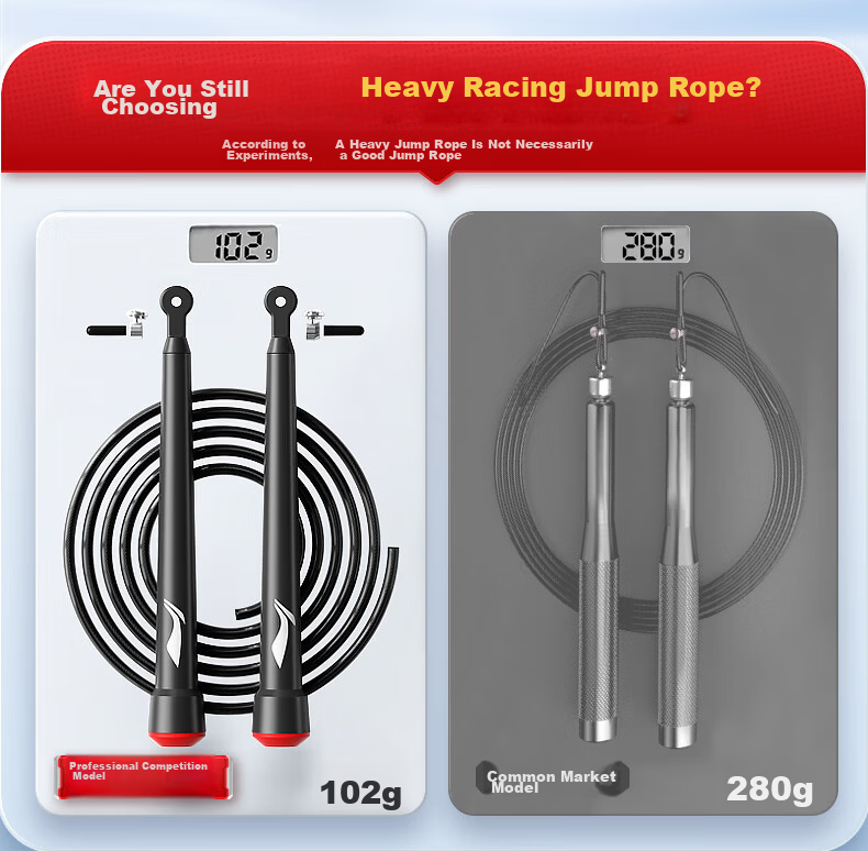 Li-Ning Jump Rope, Adult Steel Wire Speed Jumping, Children's Elementary School Student, High School Entrance Exam Special, Weightless Jumping, Professional Fitness Thick Rope 13