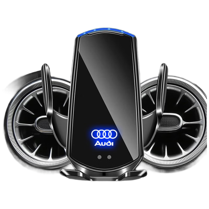 Zhicheng Wireless Car Phone Holder with Automatic Induction Wireless Charging and Screen Navigation for Audi Q5L/A5/A4L