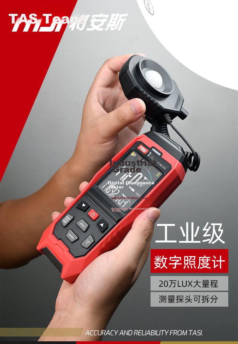Teans Digital Lux Meter High Precision Light Meter Illuminance Tester Photometer 1