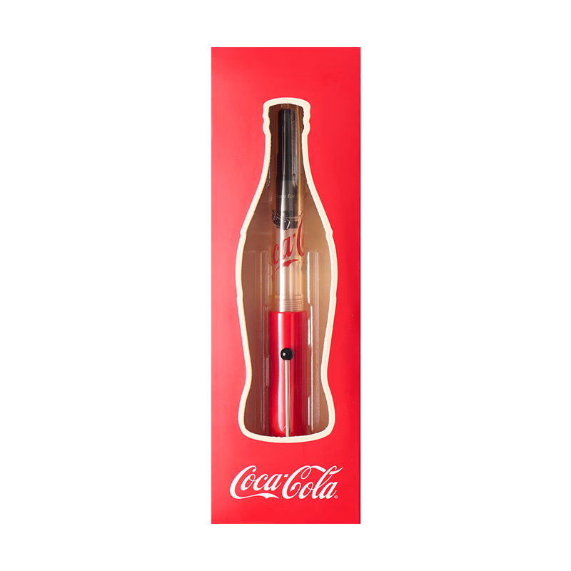 KACO x Coca-Cola Limited Edition Calligraphy Fountain Pen for Men and Women, EF Nib, Practice Pen, Birthday Gift (Includes 1 Ink Converter + 2 Ink Cartridges)