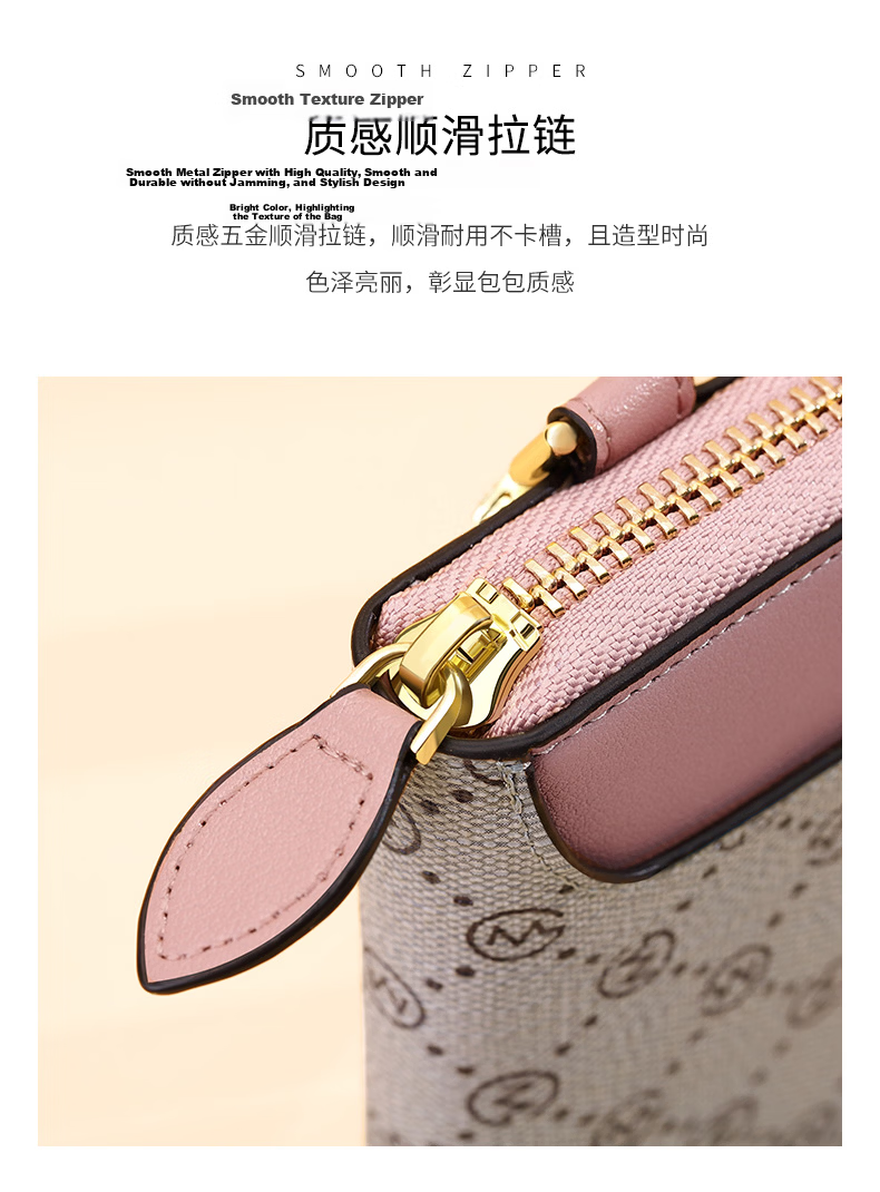 GOLF Women's Fashion Monogram Multifunctional Car Key Holder Multifunctional Coin Purse Gift Box Birthday Gift for Women 12