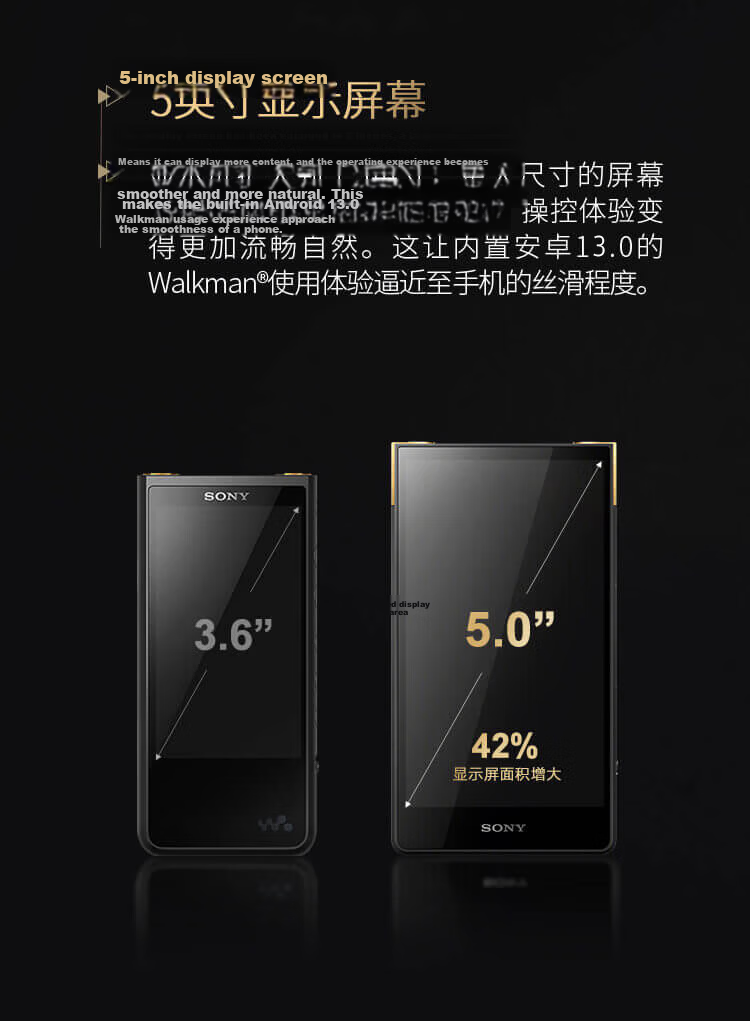 SONY NW-ZX707 High-Resolution Music Player Hi-Res Audio 5-inch Android Media Streaming 64GB Black 19