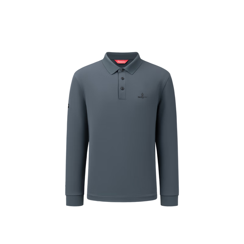 Biyinlefen [Dry Touch Pique] 2025 Autumn New Men's Skin-friendly Stretch Soft Textured Collar Long Sleeve Polo Shirt