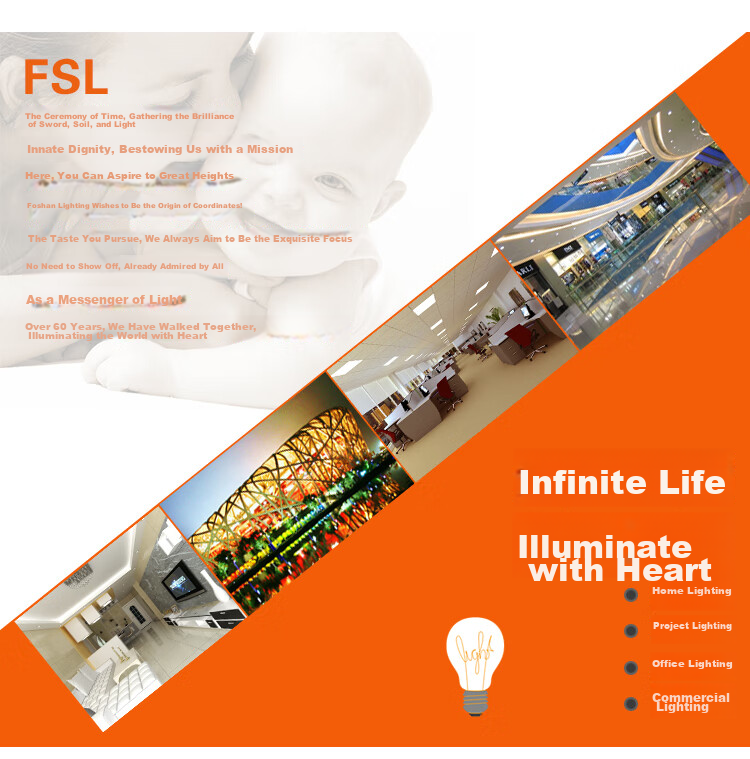 FSL Foshan Lighting LED Recessed Downlight Corridor Entrance Ceiling Light 6W 3-Inch White Light 6500K All White 13