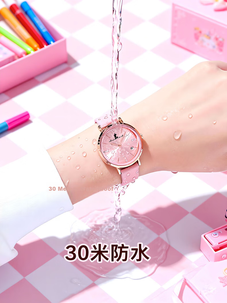 Disney Student Watch for Girls, Children’s Time-Only Exam Watch for Middle and High School Students 8