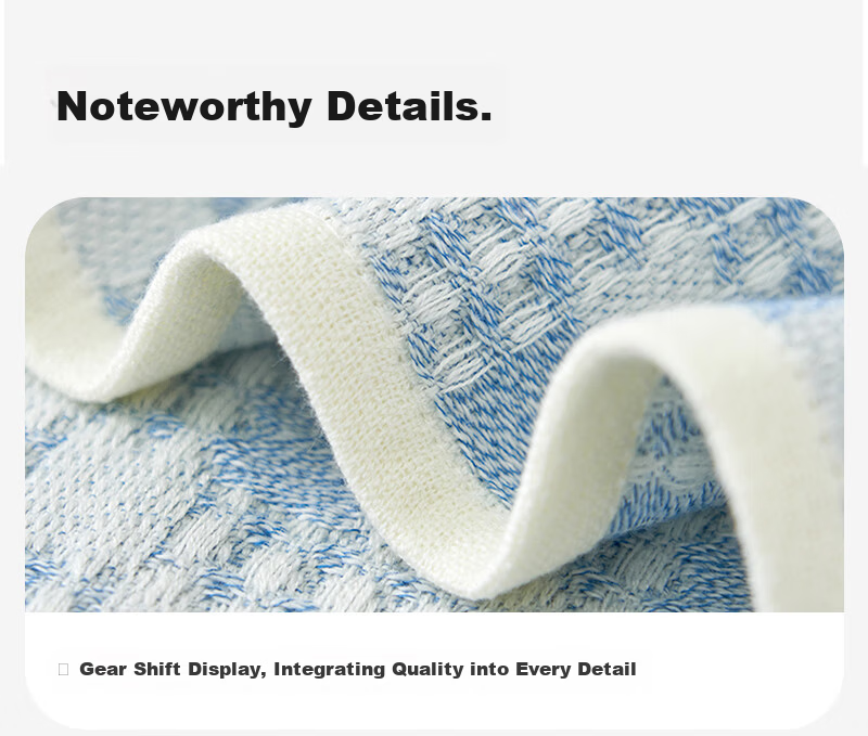 Bamboo 100 Bamboo Cotton Blend Gauze Large Towels 4-Pack Antibacterial Absorbent Lint-Free Adult Face Towels Breathable Quick-Dry 11